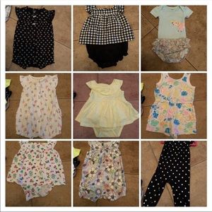 Selling 9 romper all together